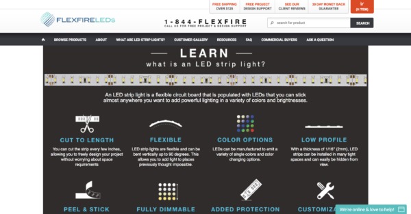 FlexFIre LED صفحه آموزشی