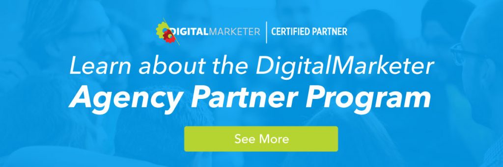 بیشتر در مورد برنامه DigitalMarketer آژانس شریک بدانید